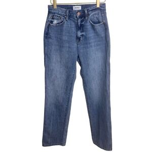 Pistola High Rise Classic Straight Denim Jeans Size 25 Medium Wash Casual
